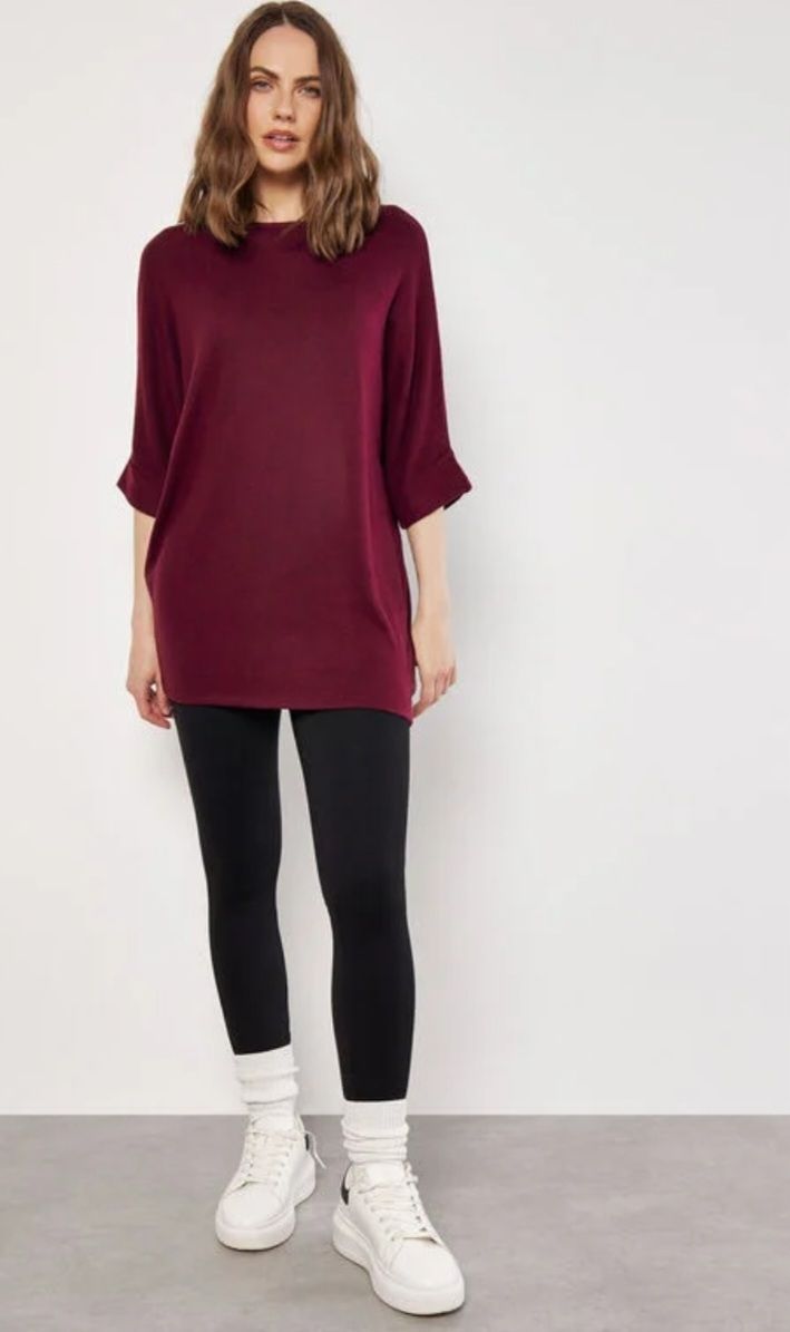 Maglioni & Felpe: Apricot Feinstrick-Pullover Oversize, Weinrot, Gr. XS – Nuovo e nell'imballaggio originale da Zürich venduto da stefanella 5