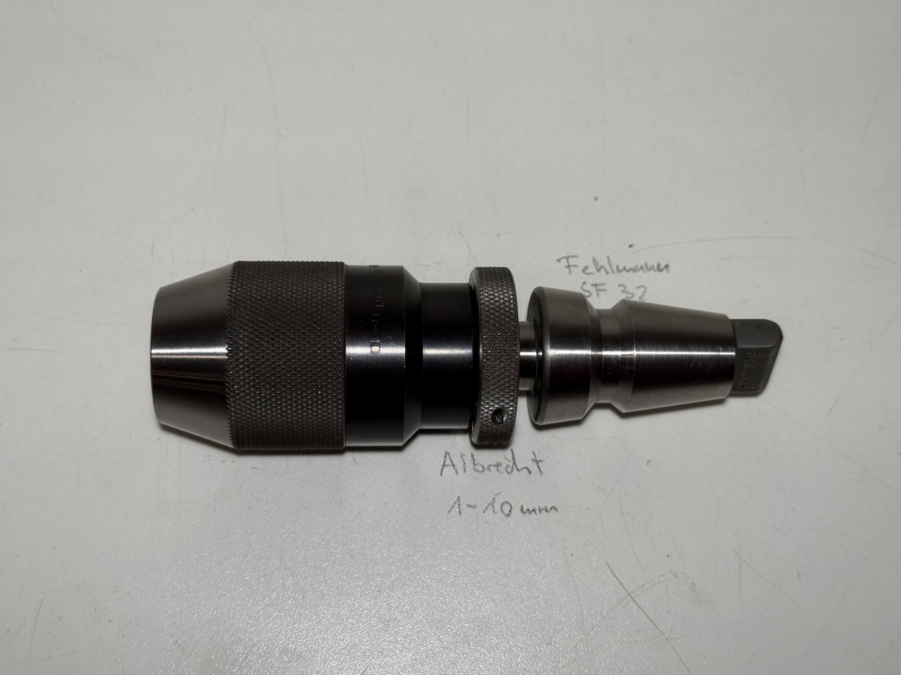 Fehlmann Tutti gli attrezzi: Bohrfutter Albrecht 1-10mm Fehlmann SF32 – Usato da Boswil venduto da ABLagerBoswil 1