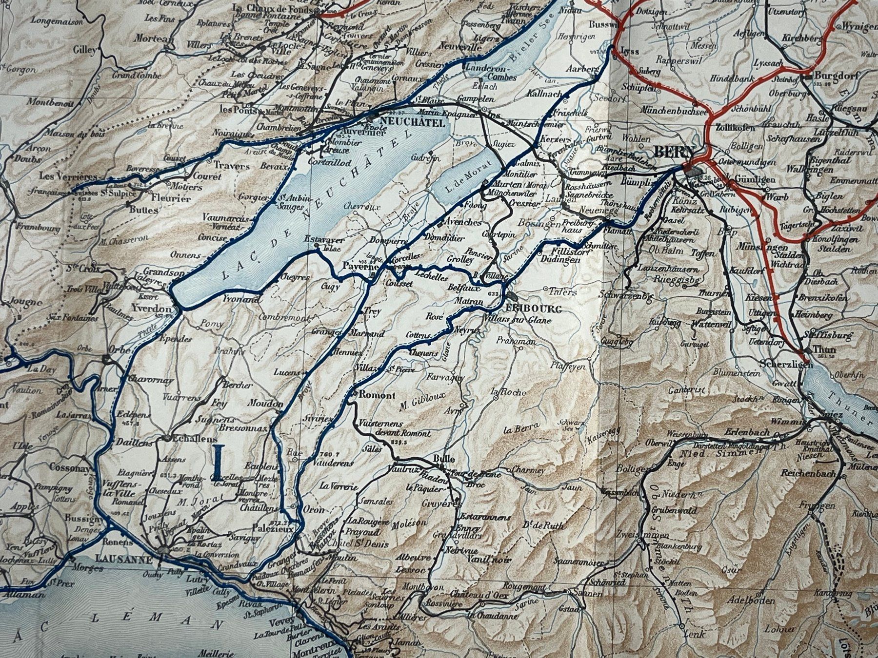 Landkarten & Atlanten: Eisenbahnkarte der Schweiz 1912 – Gebraucht aus Fällanden von huk46 3
