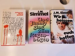 Buch JM Simmel: 3 Romane: Lieb Vaterland; Jimmy; Wir heissen