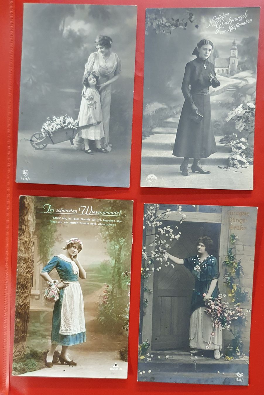 Cartoline postali: 33 alte Ansichtskarten  - Frauen, Kinder .... – Usato da Kreuzlingen venduto da Rschweiz1 6