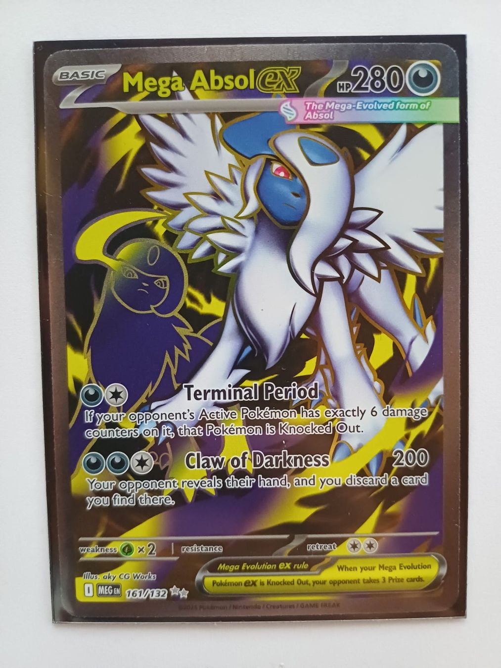 Pokémon Carte collezionabili: Mega Absol EX EN (161/132) – Nuovo (secondo la descrizione) da Wolhusen venduto da LandorusTCG