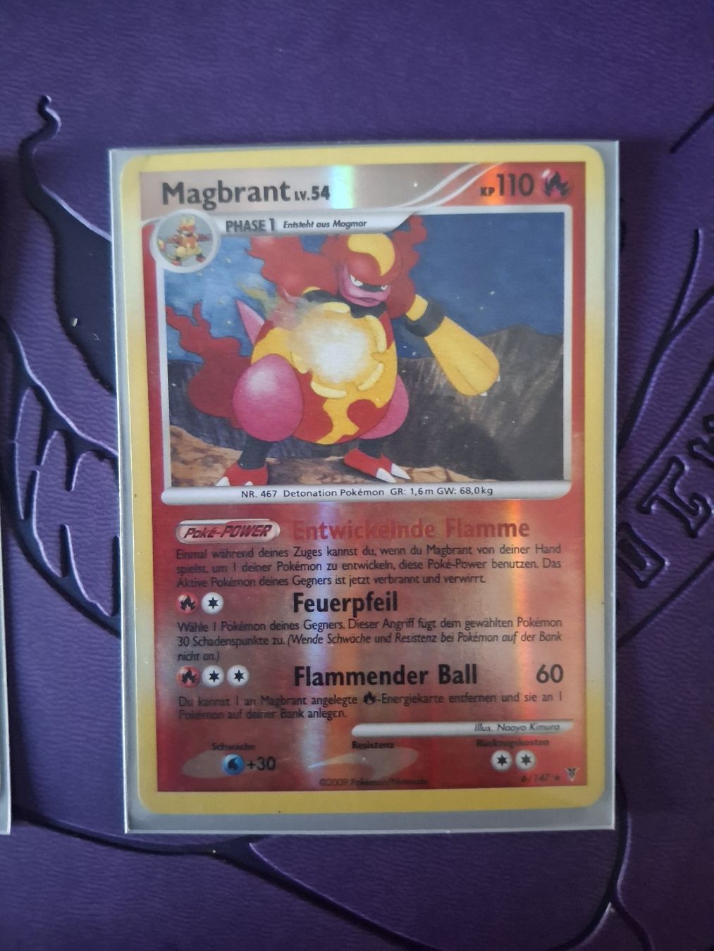 Pokémon Carte collezionabili: Magbrant lv 54 Holo + reverse Holo – Usato da Münsingen venduto da ama_9cdk 4