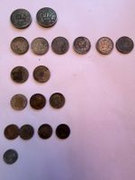 Lot de 18 pcs monnaies Suisse noircies pour collectionneurs