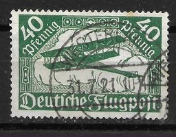 Deutsches Reich 1919: Flugpost Doppeldecker