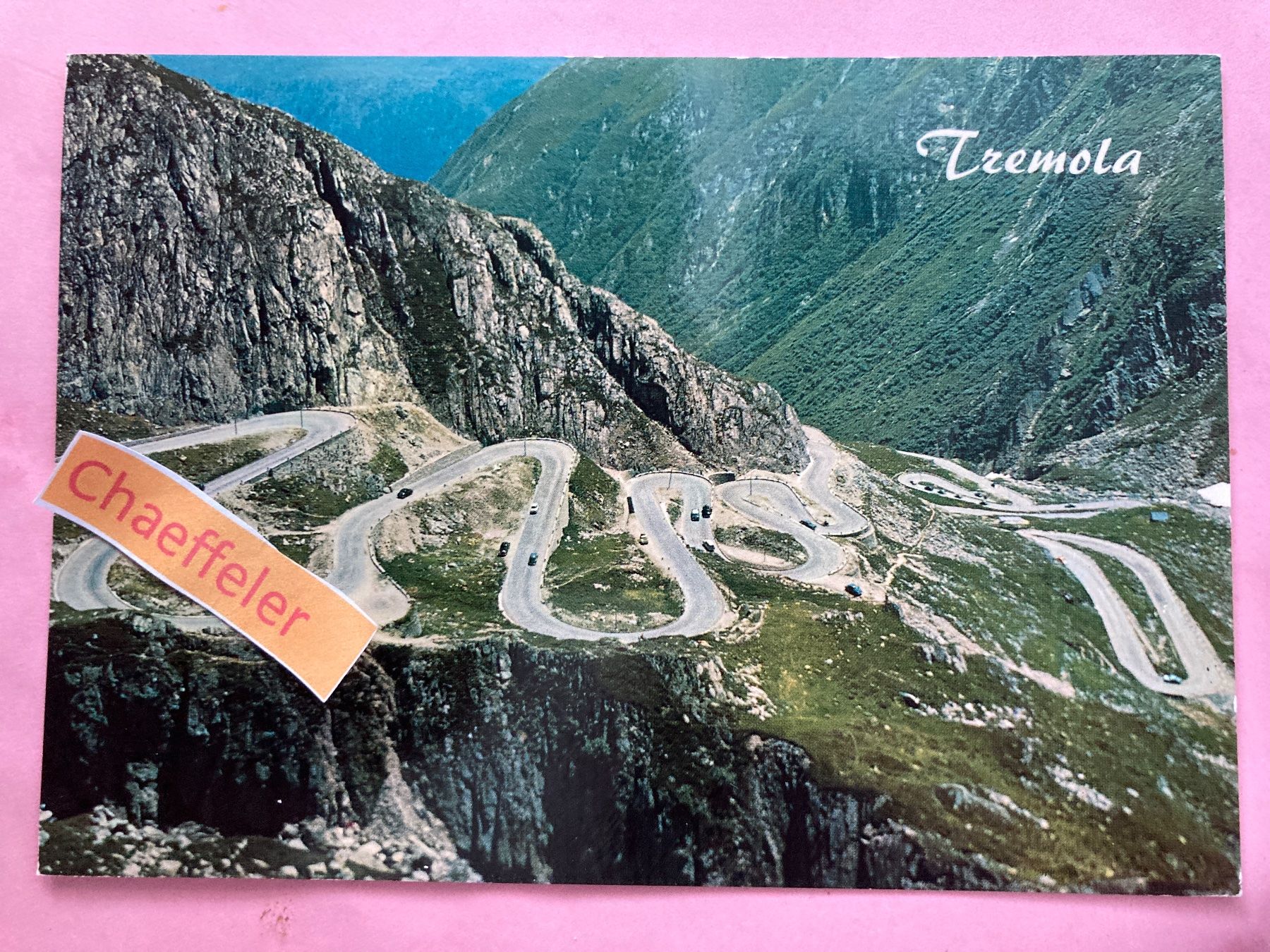 Cartes postales: Strada del Gottardo. Tremola – D'occasion à Zürich par Chaeffeler