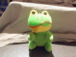 Frosch grün/gelb mit Aufhänger