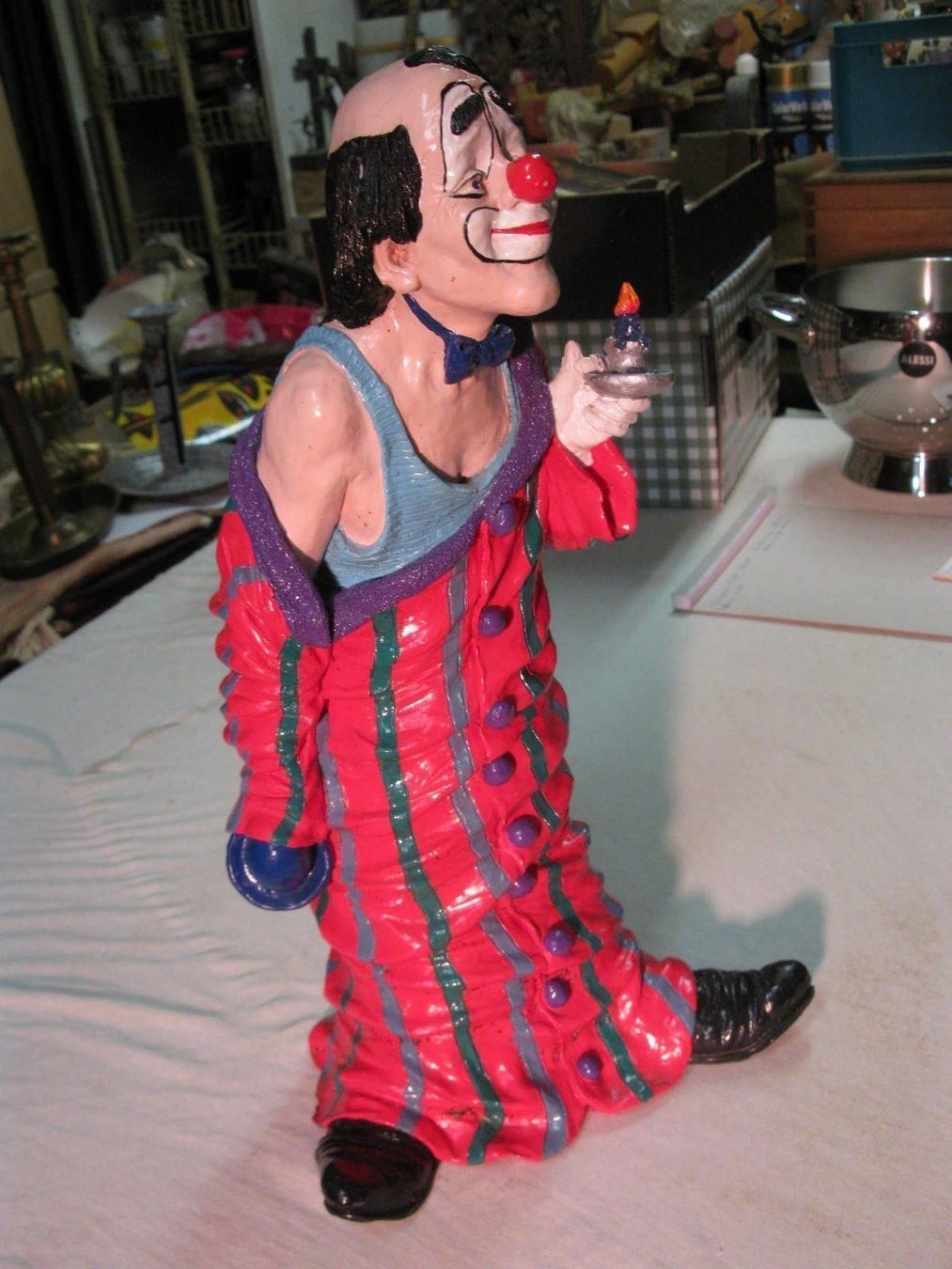 Statuette: lustiger Clown – Usato da Altstätten venduto da antikundart 2