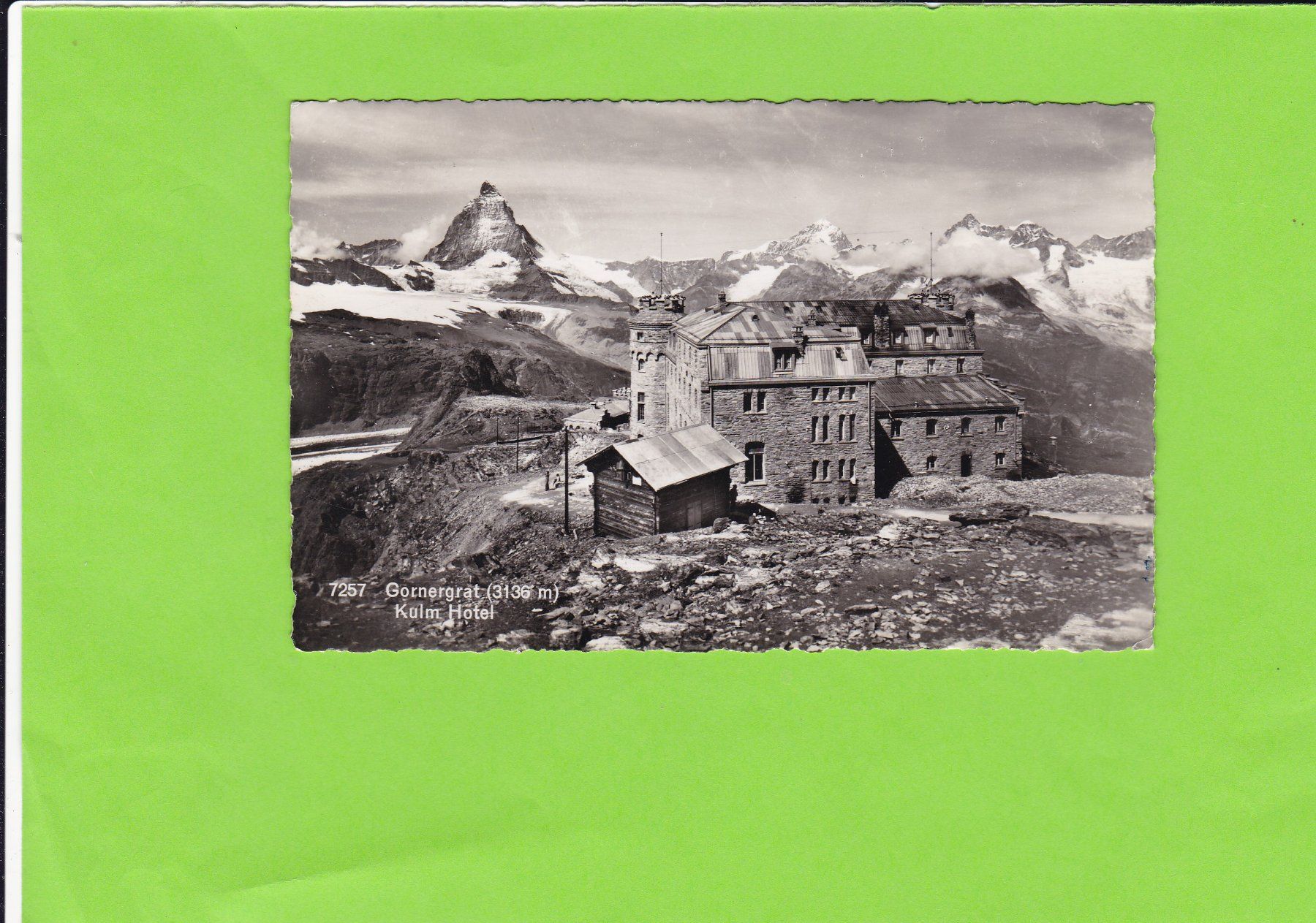 Cartoline postali: Gorner Grat--Kulmhotel – Usato da St. Peterzell venduto da neckertal