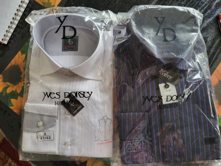 Chemises Homme Yves Dorsey neuves, taille 41/42, lot de 2!