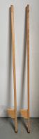 Outdoor Holzstelzen 150cm lang mit verstellbaren Stützfüssen