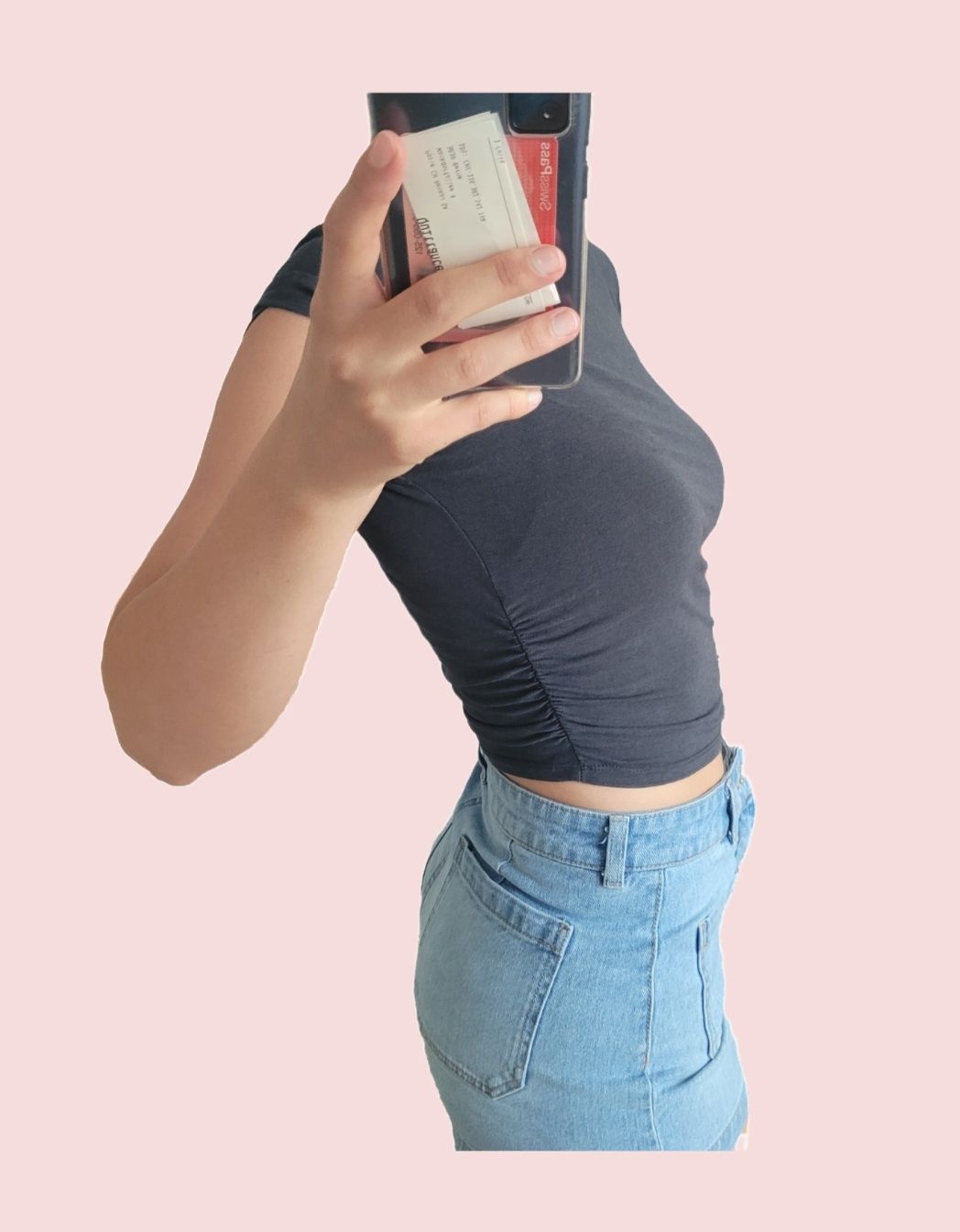 Bershka T-shirt: BERSGKA T-shirt gris taille S – Nuovo (secondo la descrizione) da Genève venduto da Tanaa_12 1