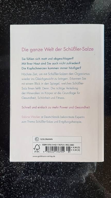 Libri: Sabine Wacker - Schüssler Salze – Usato da Hofstetten SO venduto da psp_hyn5 1