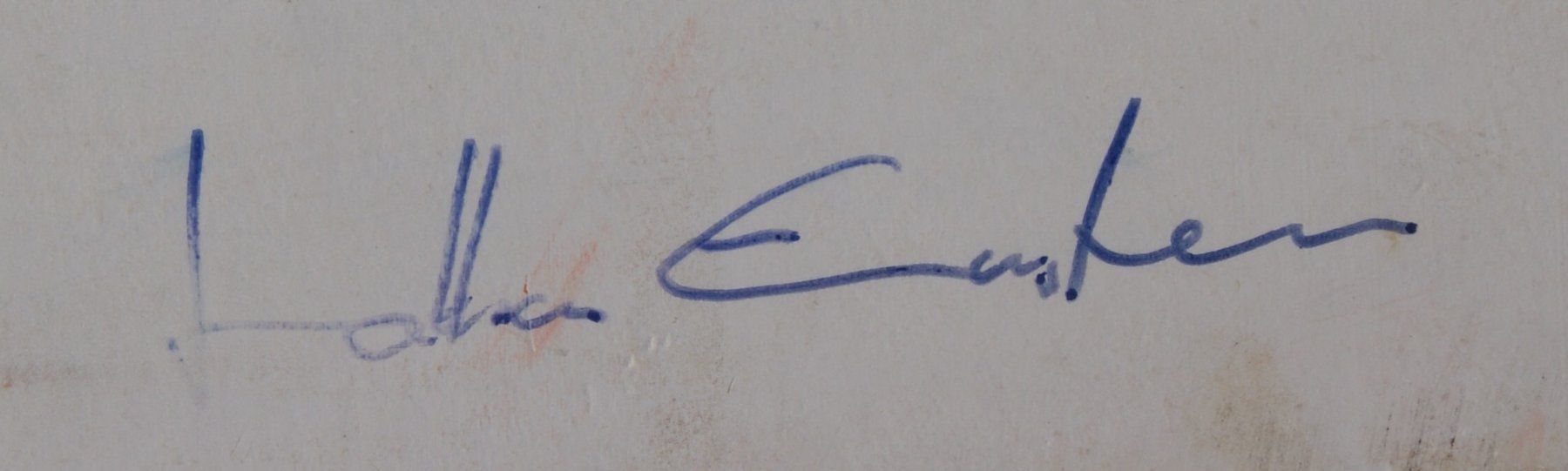 Gemälde: Eugster Lothar, Herisau, Ölbild, Weiher, See, Winter – Gebraucht aus Herisau von Saentis1 4