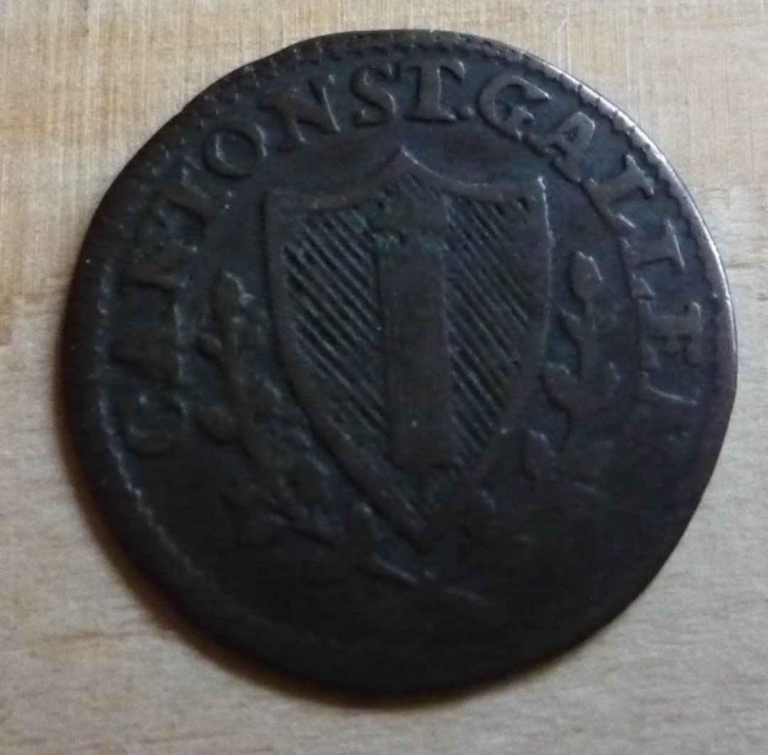 Toutes les monnaies: 1/2 Batzen St. Gallen, 1808 – D'occasion à Rieden SG par Sammelfreund