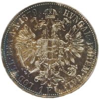 Kaisertum Österreich 1 Florin Franz Ioseph I 1879