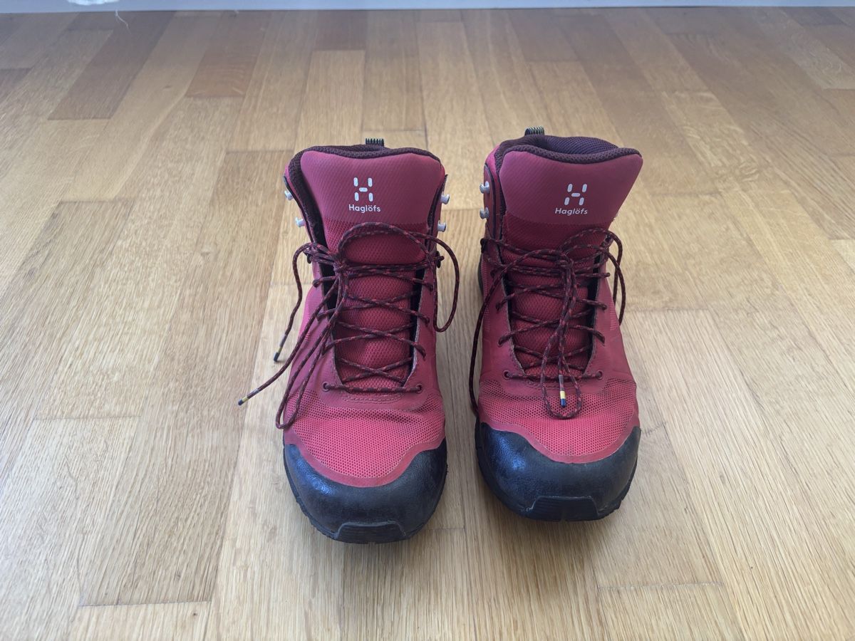 Scarpe da donna: Wanderschuhe Haglöfs Rot Grösse 40 Damen – Usato da Meggen venduto da oermdsch 1