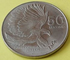 50 SENTIMO - Affenadler - Philippinen 1985