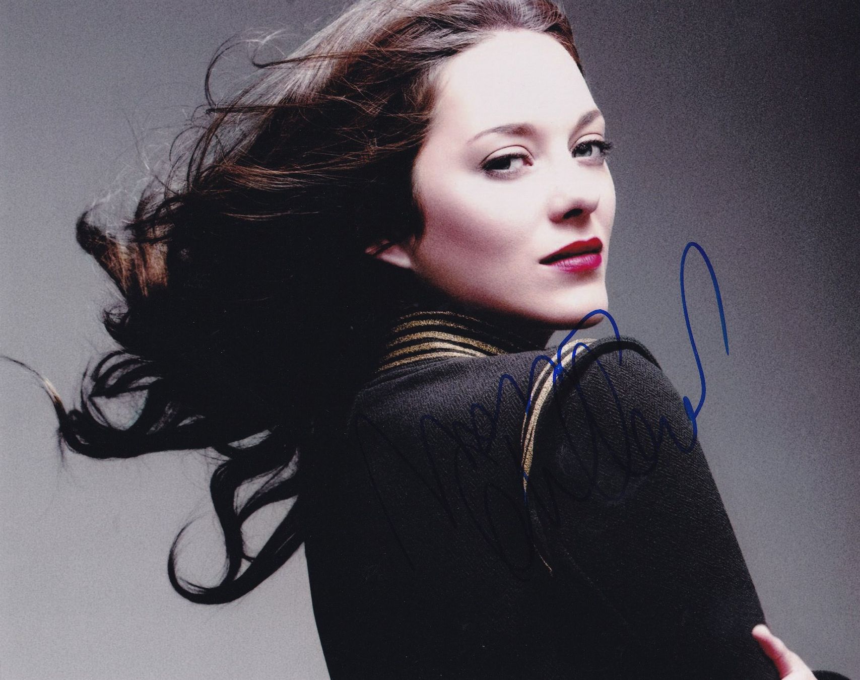 MARION COTILLARD - handsigniertes Grossfoto (20x25cm) COA (Gebraucht
