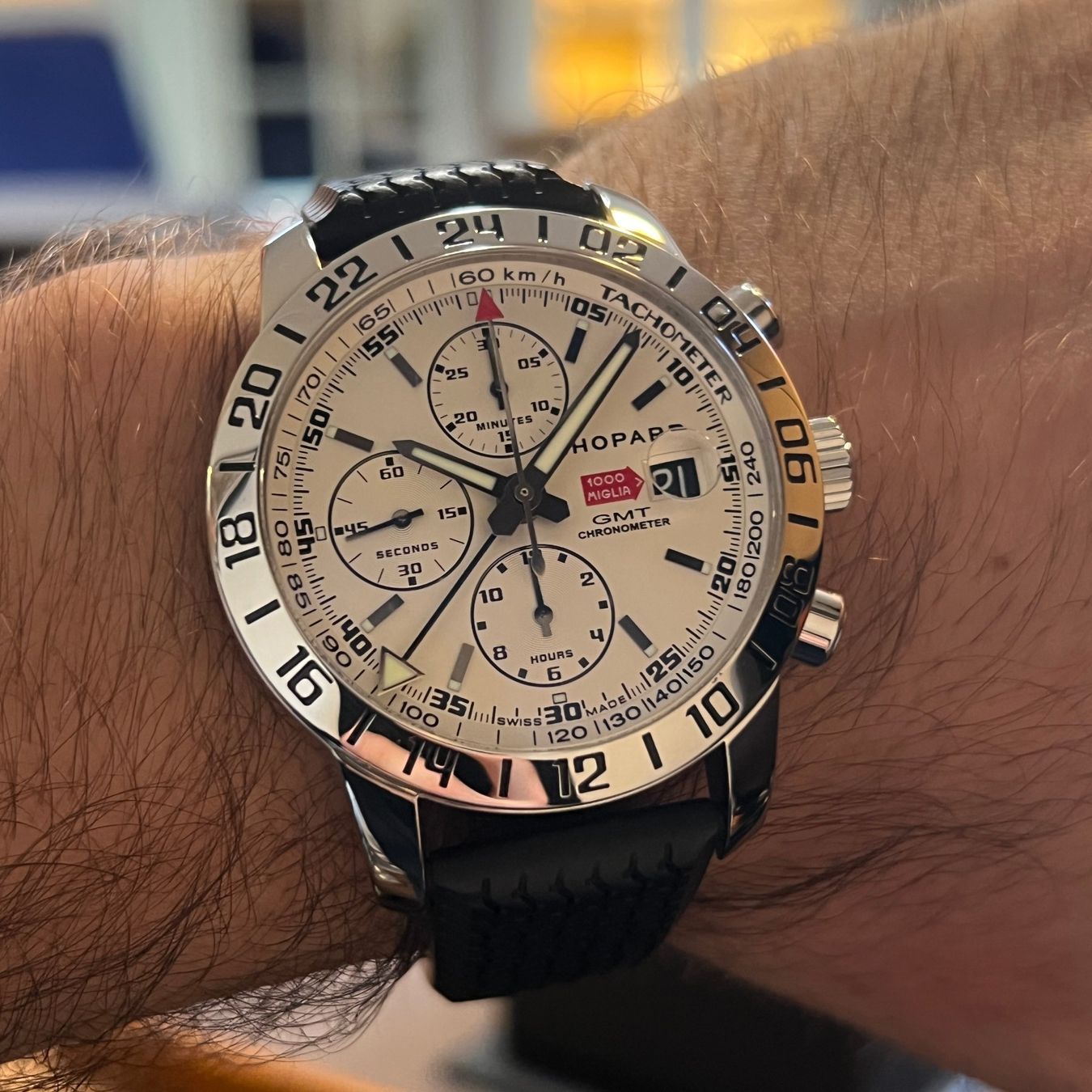 Chopard Uhren: Chopard Mille Miglia GMT Full Set 16/8992-3003 – Gebraucht aus Carouge GE von Watchaser 3