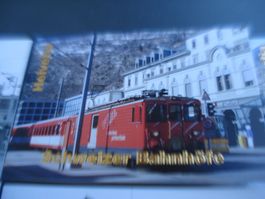 Markenbüchlein Schweizer Bahnhöfe, auf Trägerfolie,2016ET-o