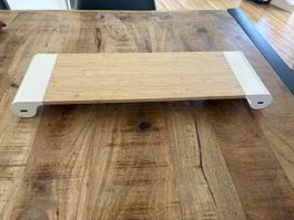 Bamboo monitor stand