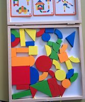 Magnet Tangram im Holzkoffer