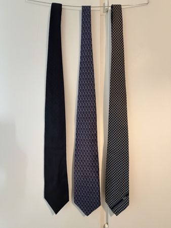 Set di 3 Cravatte Gucci in seta Made in Italy usate
