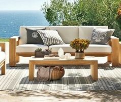 Sofa Outdoor Lounge Gartenmöbel Loungesofa Gartensofa Teak