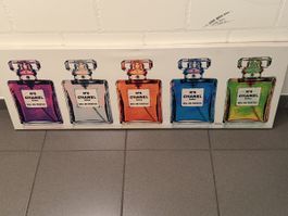 Wandbild Chanel No. 5 Flakons Pop Art Stil gebraucht