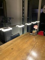 LED Pendelleuchte Hängelampe Deckenlampe Edelstahl gebürstet