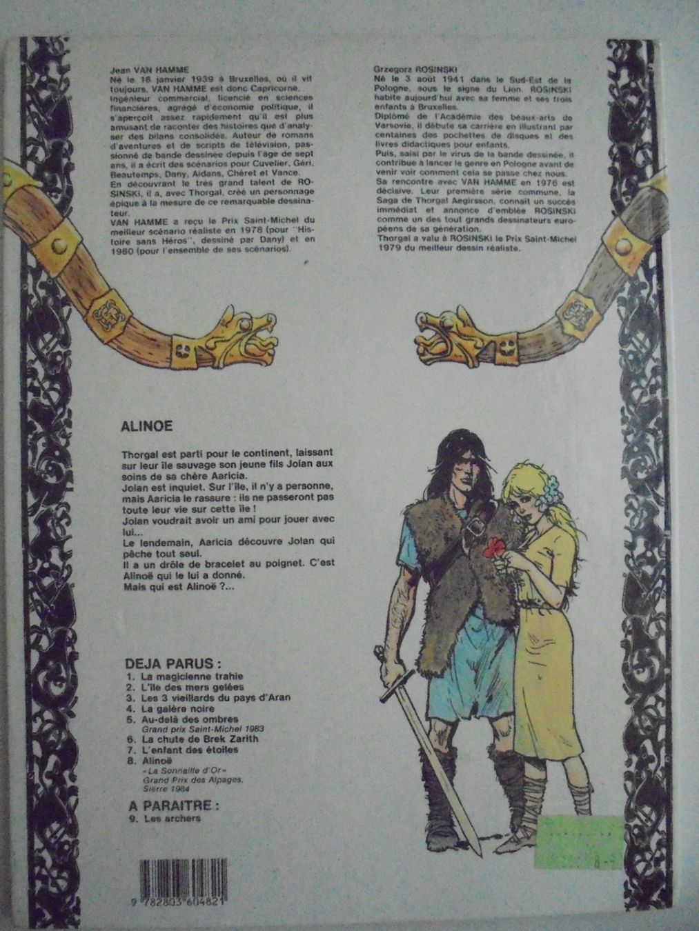 Comics: Thorgal " 8) Alinoë " E.O / cotée 50-75 E / excellent état – Gebraucht aus Crissier von Promopost 1