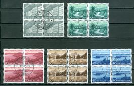 1955 Schweiz Pro Patria Vierreblocks