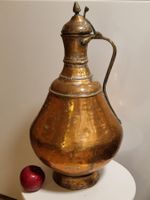 Alte Orient Kupferkanne Kumgan frühes 20. Jh. (ca.-44 cm)