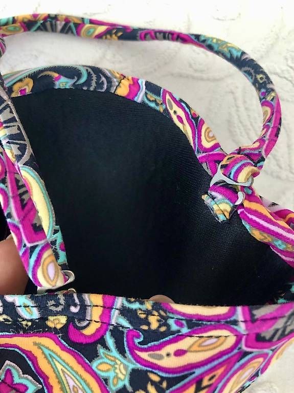 Costumi da bagno & Bikini: Farbenfrohes Bikinioberteil no name – Usato da Zürich venduto da lino07 3