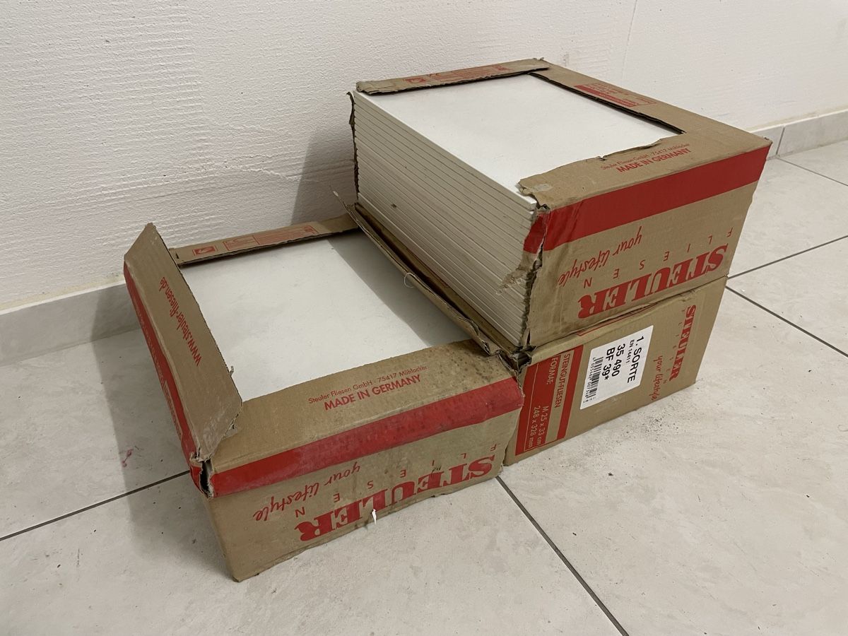 Plateaux: Platten / Fliesen 25x33cm von Steuler – Neuf (Voir description) à Hindelbank par smb19 2