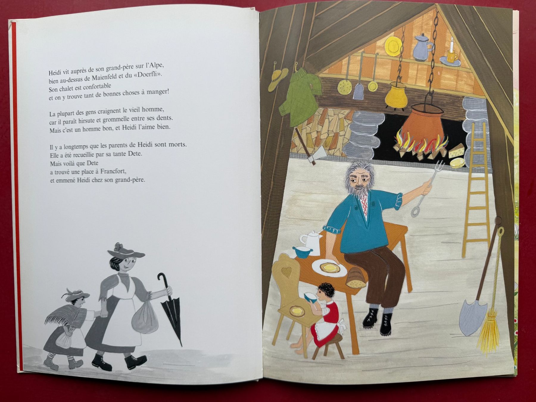 Libri: Bilderbuch   Heidi  en  francais – Usato da Subingen venduto da ArtBead 4