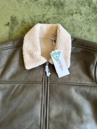 Originale GUESS Jeans Bomberjacke in Grün Grösse L