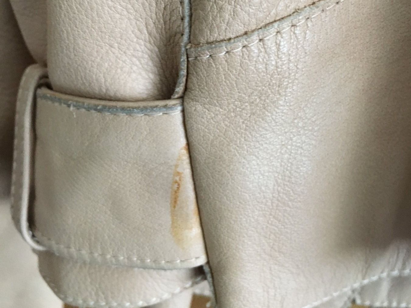 Sandro Giacche: Beige Lederjacke von SANDRO Gr. S – Usato da Rotkreuz venduto da Vkahlo 9