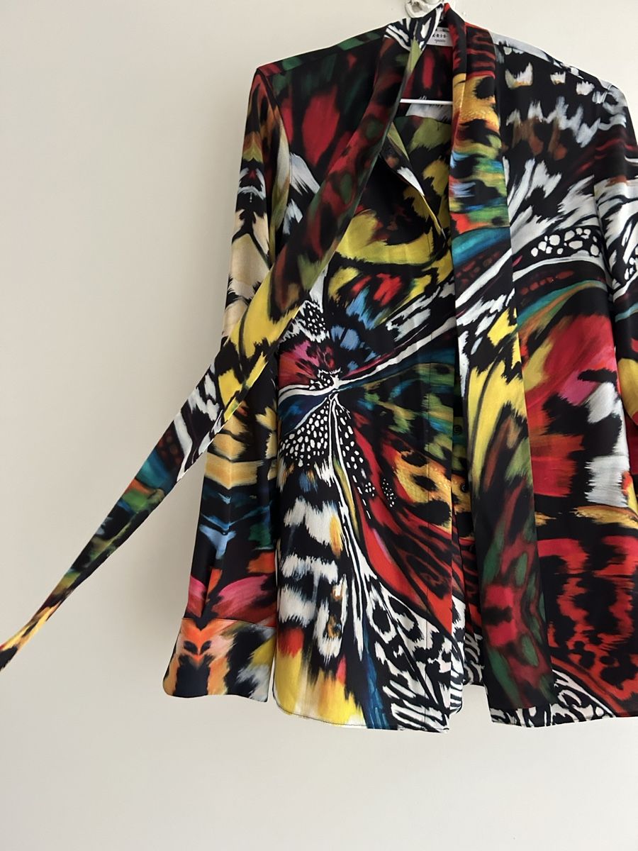 Akris Camicette: Cool silk printed bow blouse Akris Punto 34 – Nuovo (secondo la descrizione) da Sankt Gallen venduto da DDDAAA 3