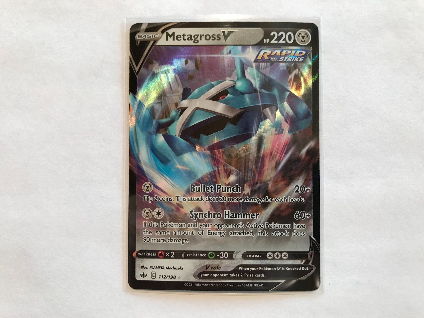 Pokémon Carte collezionabili: Metagross V – Nuovo (secondo la descrizione) da Hagendorn venduto da Pokecollectorch
