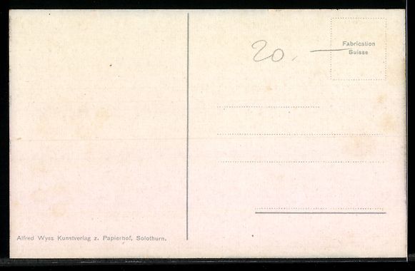 Cartoline postali: AK Solothurn, Hauptgasse mit Kathedrale – Usato da Berlin venduto da bartko-reher 1