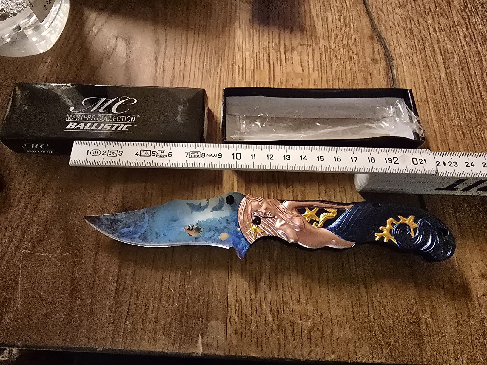 Coltelli tascabile: MC Ballistic Klappmesser Meerjungfrau Style – Nuovo e nell'imballaggio originale da Rorschach venduto da TimelessTrading