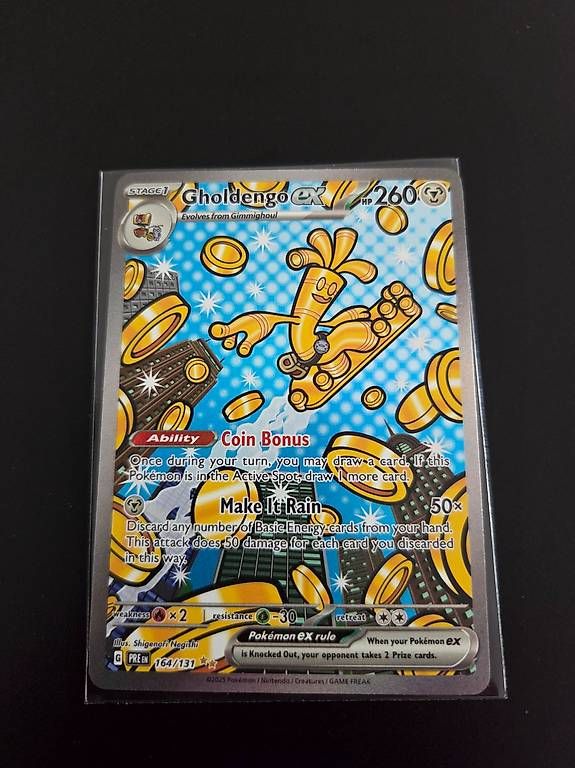 Carte collezionabili: Gholdengo Ex #164 2025 Pokemon Pre Prismatic Evolutions – Usato da Luzern venduto da heini81