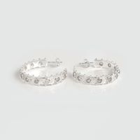 Creolen Mondstein & Silber 925 (OH545MO)