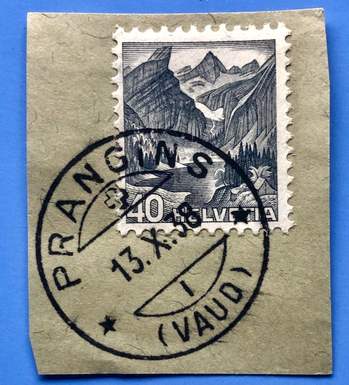 Alle Briefmarken: Nr.209  gestempelt mit Papier    – Gebraucht aus Aarau von Billa007