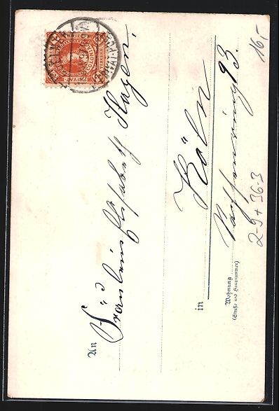 Cartes postales: Litho Der Trompeter von Säckingen spiel – D'occasion à Berlin par bartko-reher 1