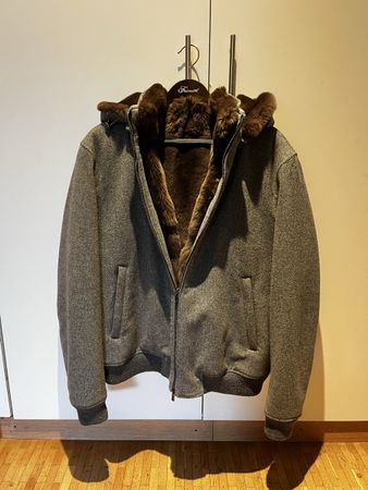 Loro Piana Storm System Rabbit Fur Jacket