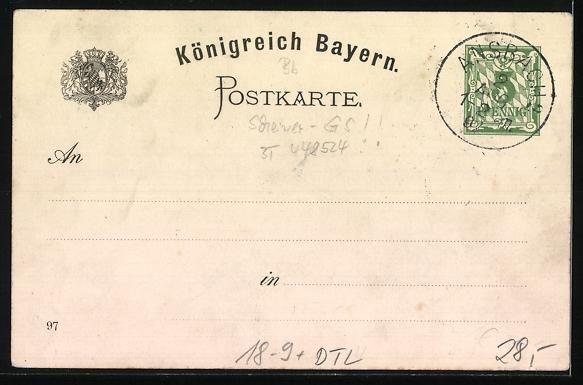 Cancelleria postale: Litho Ansbach / Bayern, X. Bayer. Turnfe – Usato da Berlin venduto da bartko-reher 1