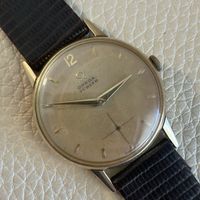 Omega Türler 14K Gelbgold Uhr